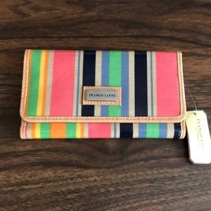 Franco Sarto Small Stripe Wallet